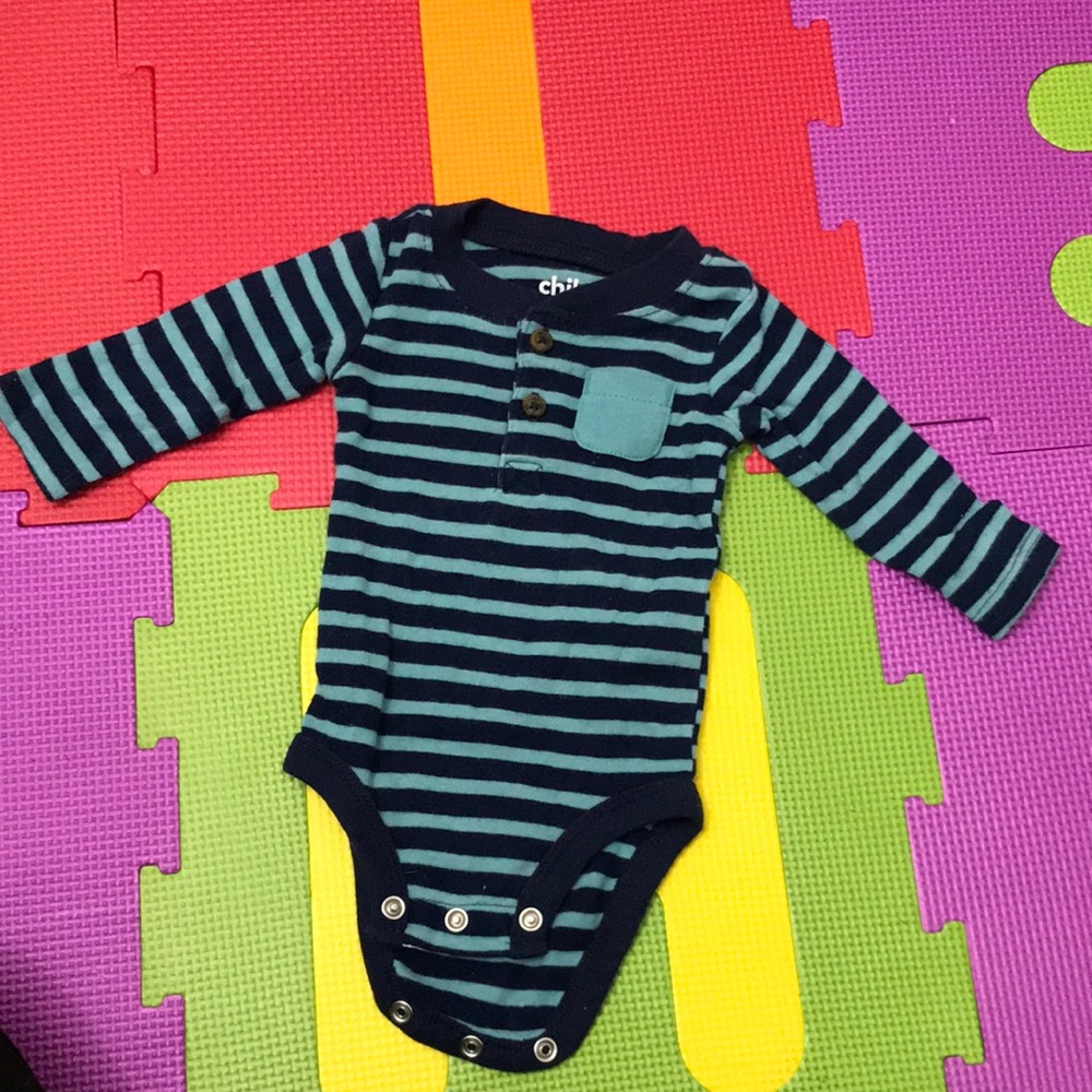 Newborn Carter’s/Child Of Mine long sleeve onesie